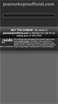 Mobile Screenshot of jeannekepisofficial.com